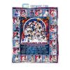 Chicago Cubs 3 Time World Series Champions Legends Fleece Blanket Quilt