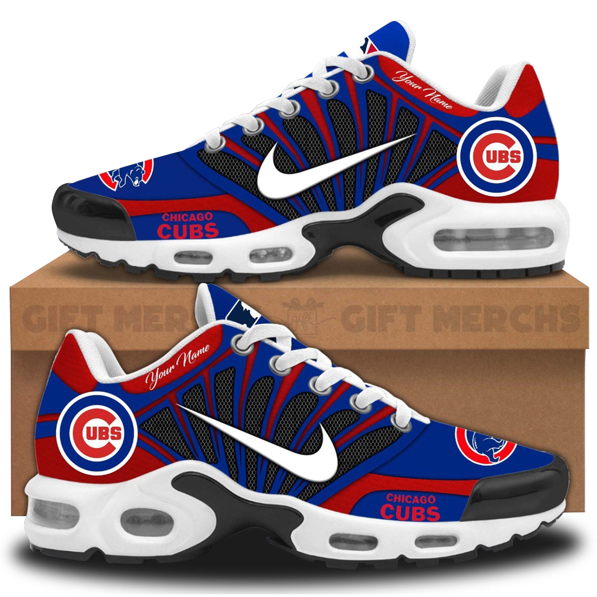 Chicago Cubs Customized Sport Shoes PT66015 53E6