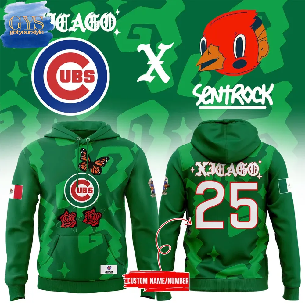 Chicago Cubs Mexican Heritage Limited Edition Hoodie 1