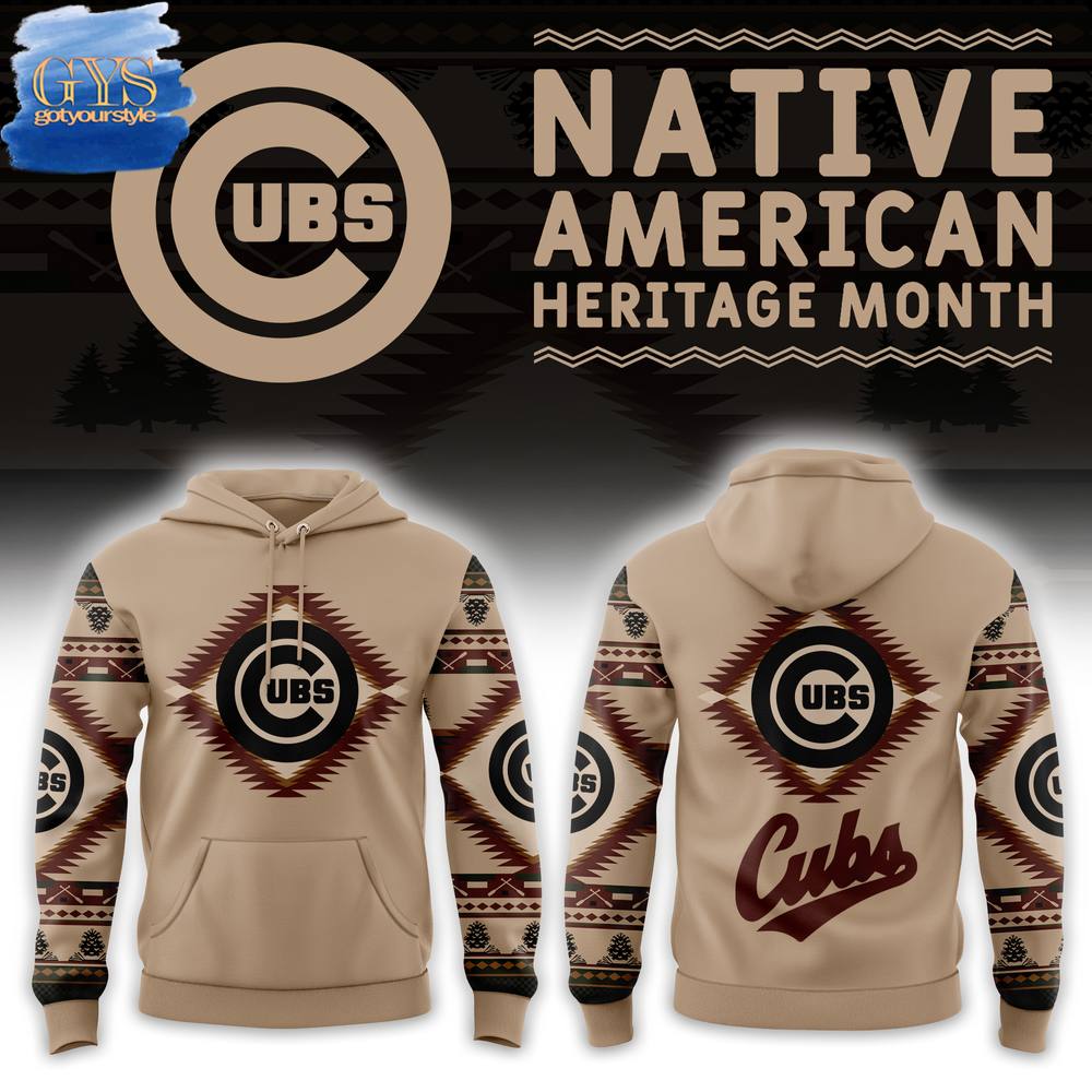 Chicago Cubs Native American Heritage Month Limited Edition Hoodie 1