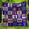 Chicago Cubs Quilt Blanket Bedding Set Gifts for Fans 0