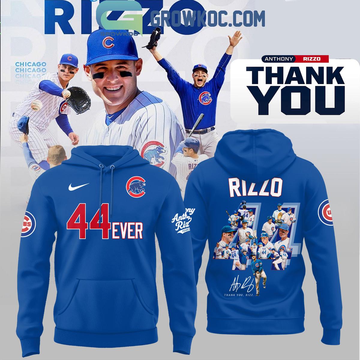 Chicago Cubs Thank You Legend Anthony Rizzo Forever In Our Hearts Hoodie Shirt 1 w4FMt