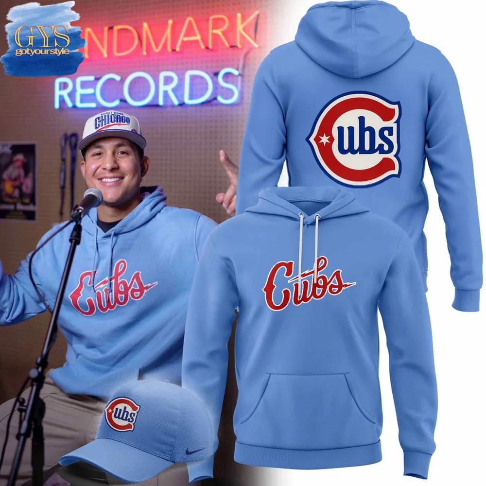 Chicago Cubs The Blues 2025 Hoodie 1