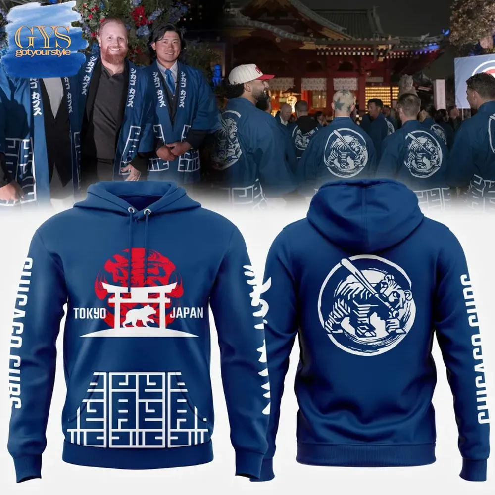 Chicago Cubs Tokyo Series 2025 Special Hoodie 1