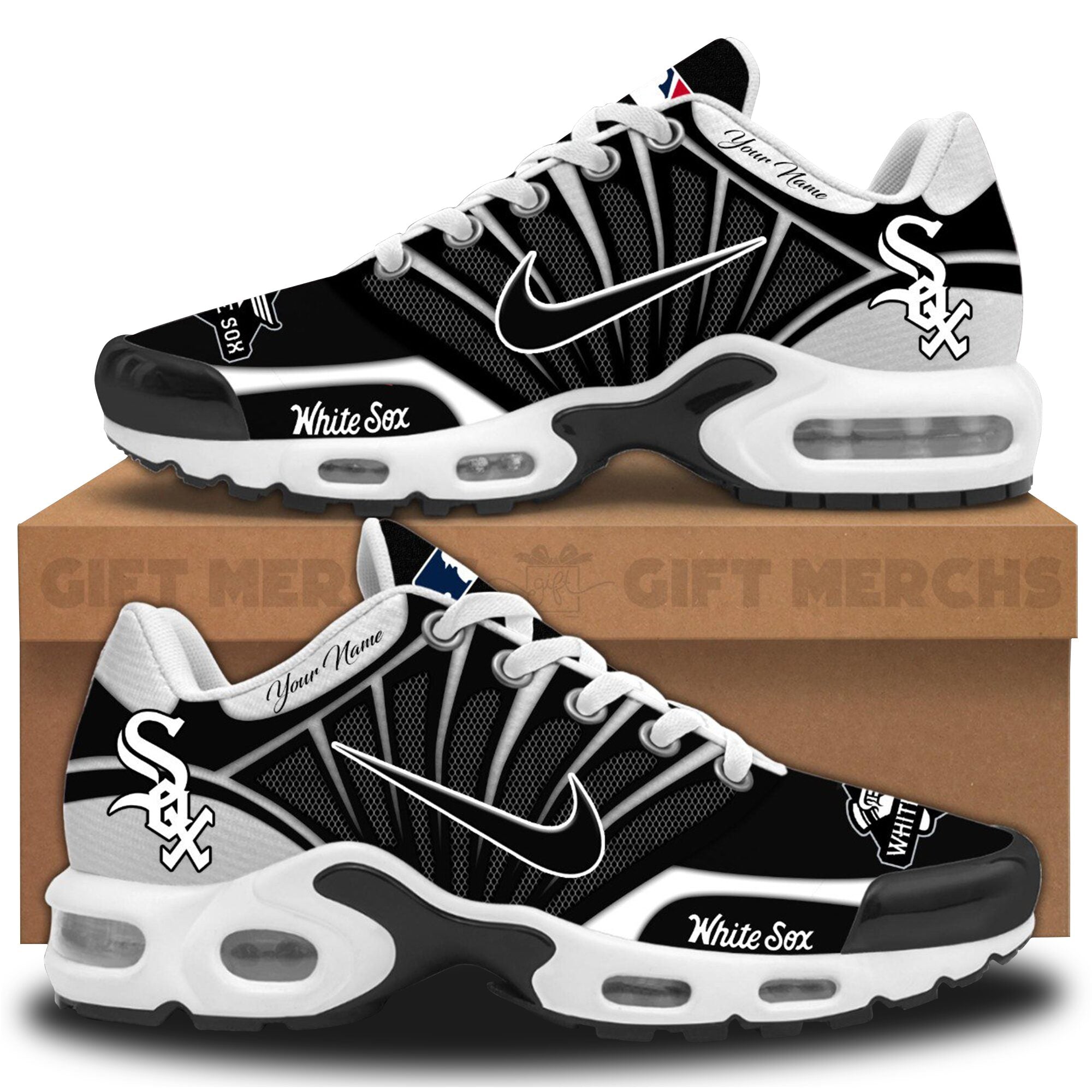 Chicago White Sox Customized Sport Shoes PT66016 3BD6
