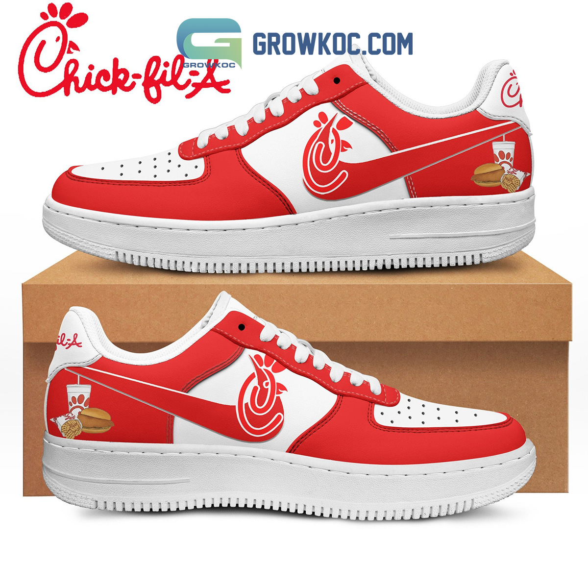 Chick fil A Not Just A Food Fan Air Force 1 Shoes2B1 lyuYu