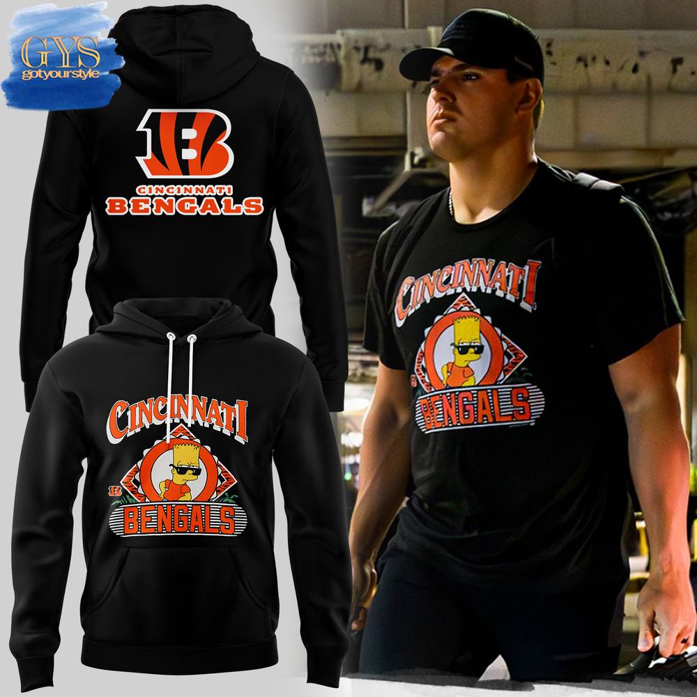 Cincinnati Bengals x The Simpsons Bart Limited Edition Hoodie 1