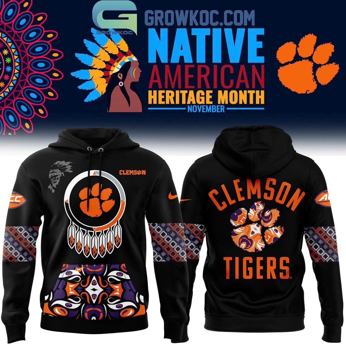 Clemson Tigers The Memories 2024 Native American Heritage Month Hoodie T Shirt 1 tYon8