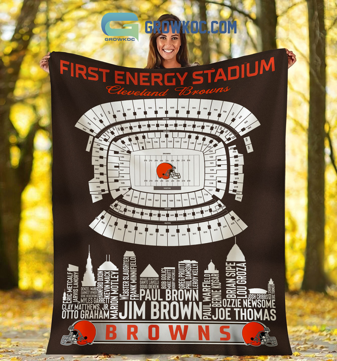 Cleveland Browns Stadium Ohio Fleece Blanket Quilt2B1 0iUwe Cleveland Browns Stadium Ohio Fleece Blanket Quilt2B1 0iUwe
