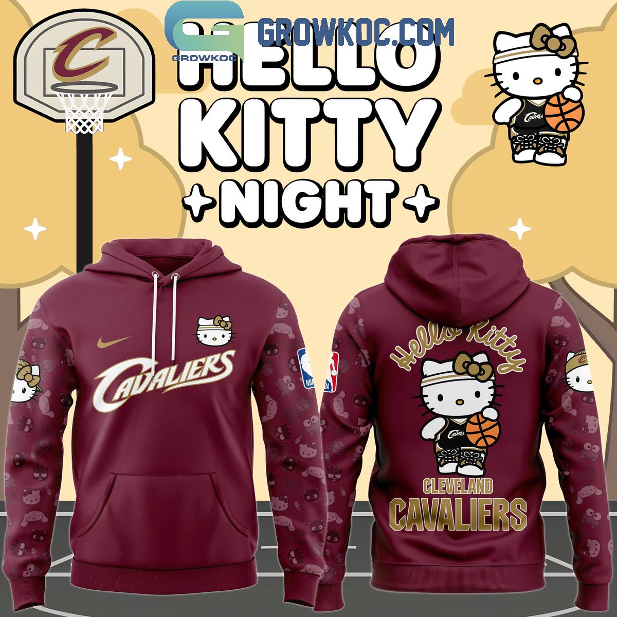 Cleveland Cavaliers The Memories Of Hello Kitty Night Hoodie Long Pants 1 3avNf