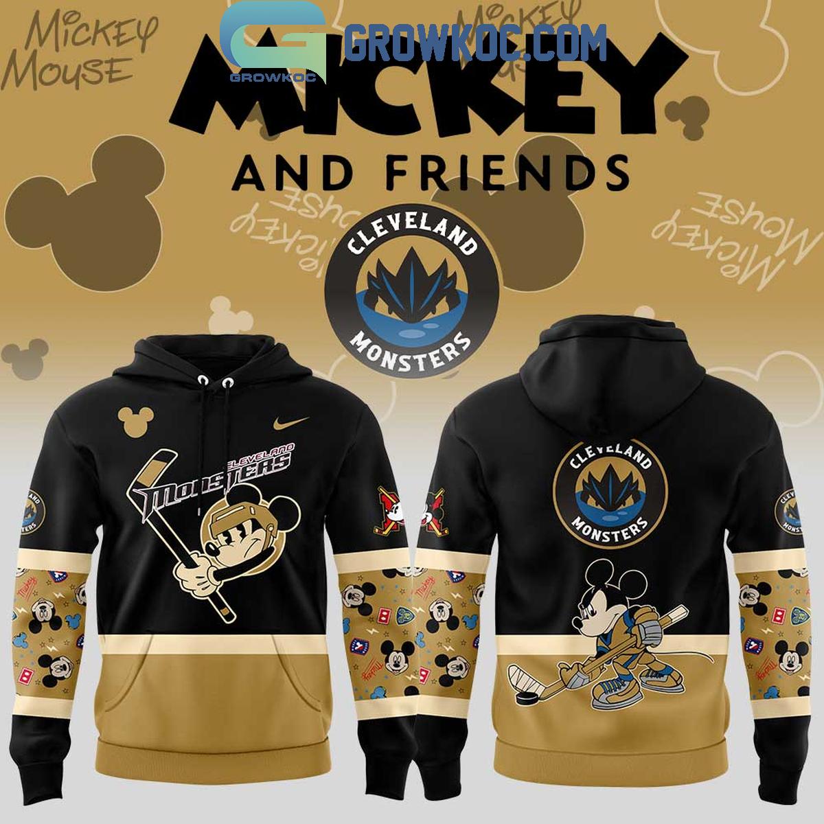 Cleveland Monsters Mickey And Friends Hoodie T Shirt 1 I7DGa