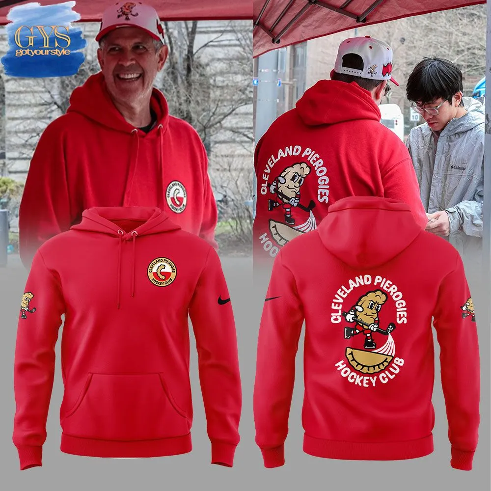 Cleveland Pierogies Hockey Club Special Premium Hoodie 1
