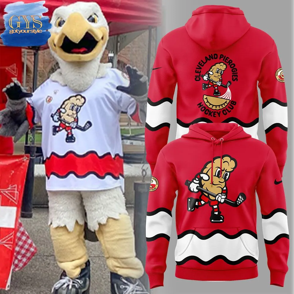 Cleveland Pierogies Uniform Limited Edition Red Hoodie 1