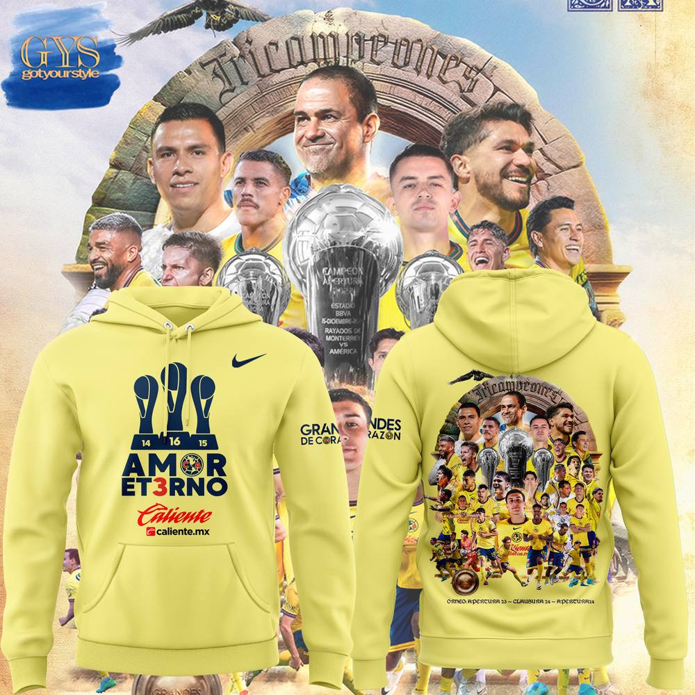Club Amrica TriCampeones Supercopa Limited Edition Hoodie 1