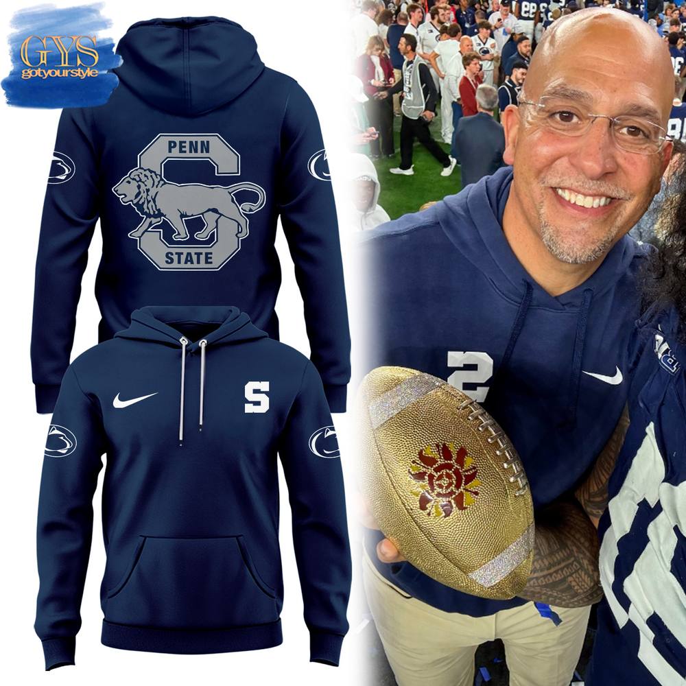 Coach James Franklin Penn State Varsity S Club Hoodie 1