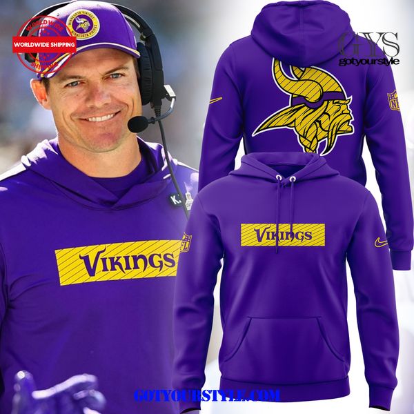 Coach Kevin OConnell Minnesota Vikings NFL 2024 Hoodie 1