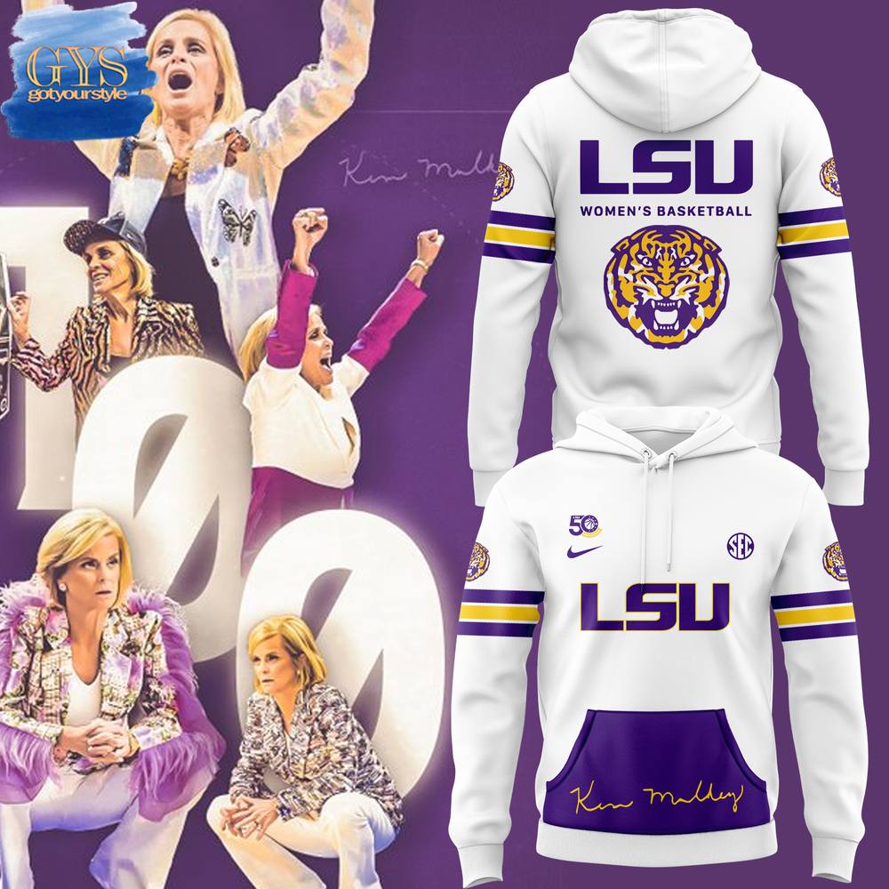 Coach Kim Mulkey LSU Tigers Basketball Limited Edition Hoodie 1