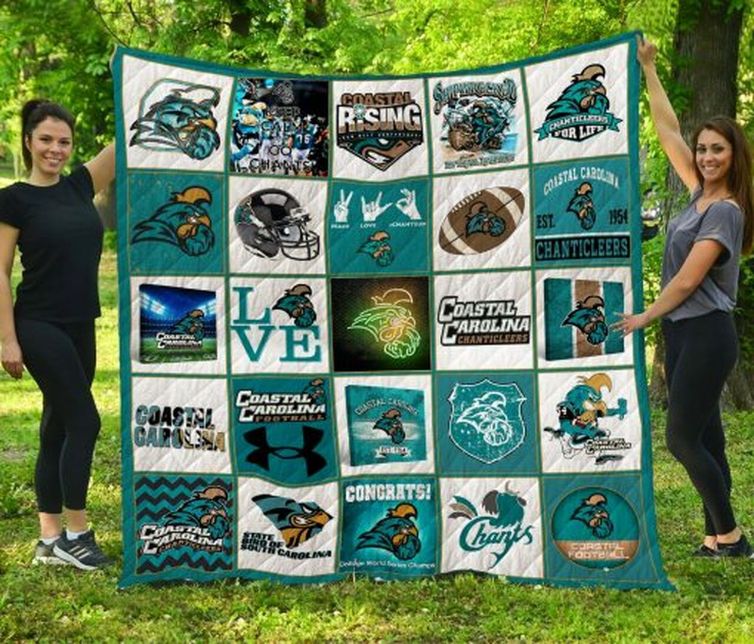 Coastal Rising Ncaa Coastal Carolina Chanticleers Collection Quilt Blanket Bedding Set 0 Coastal Rising Ncaa Coastal Carolina Chanticleers Collection Quilt Blanket Bedding Set 0