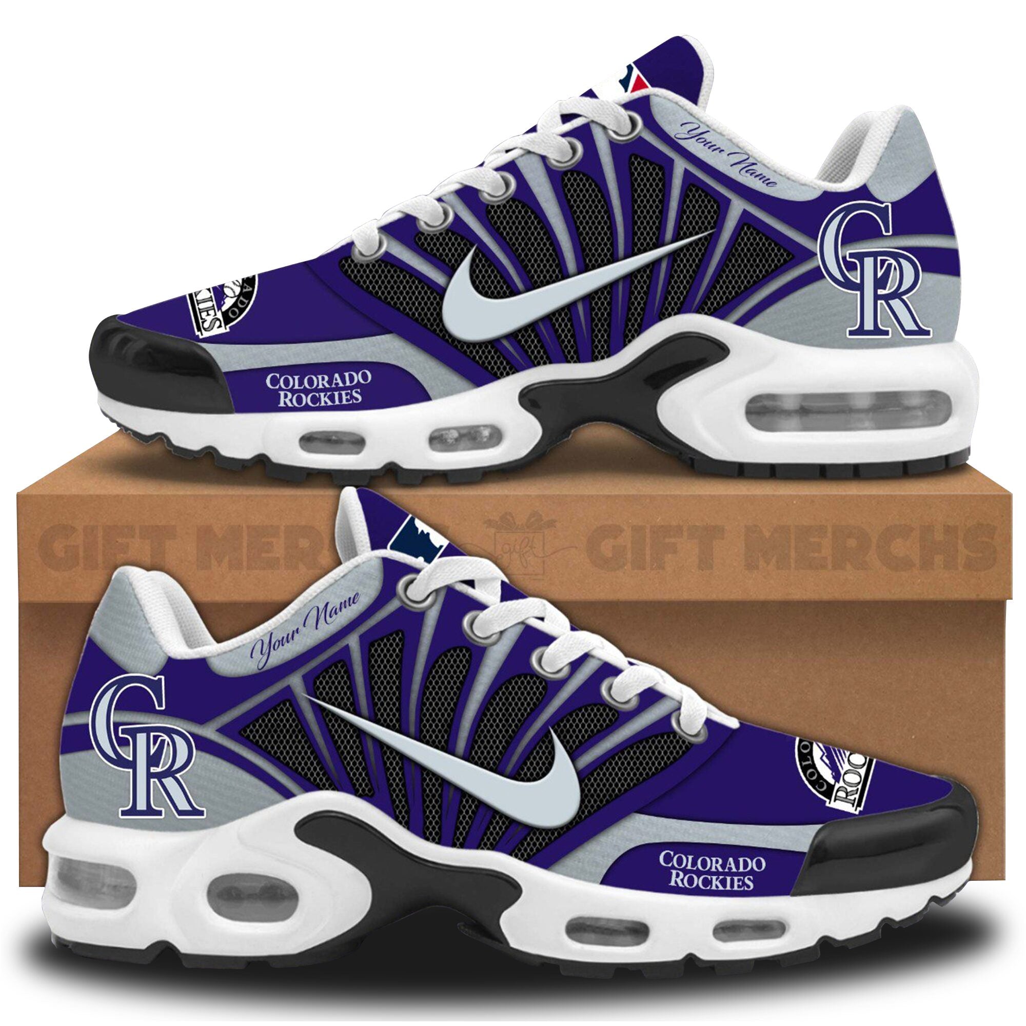 Colorado Rockies Customized Sport Shoes PT66019 BF74
