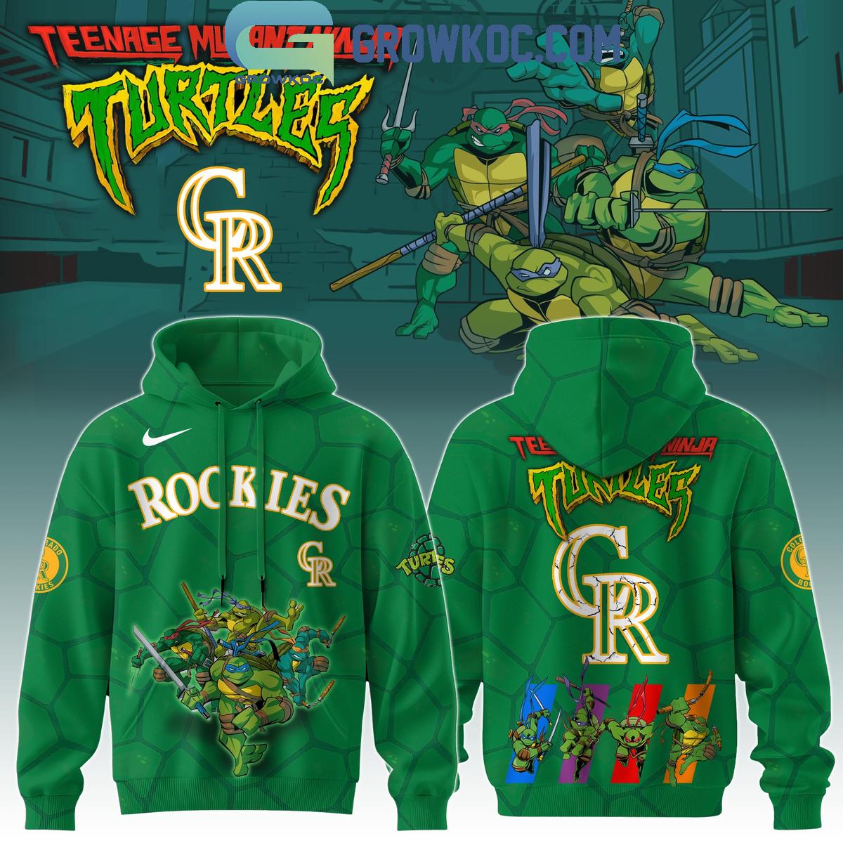 Colorado Rockies MLB Ninja Turtles 2025 Special Hoodie T Shirt 1 mmnLI