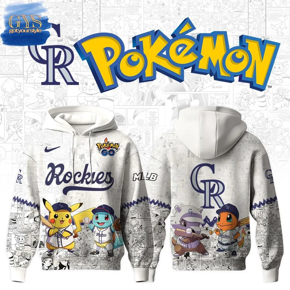 Colorado Rockies x Pokemon GO Special Edition Hoodie 1