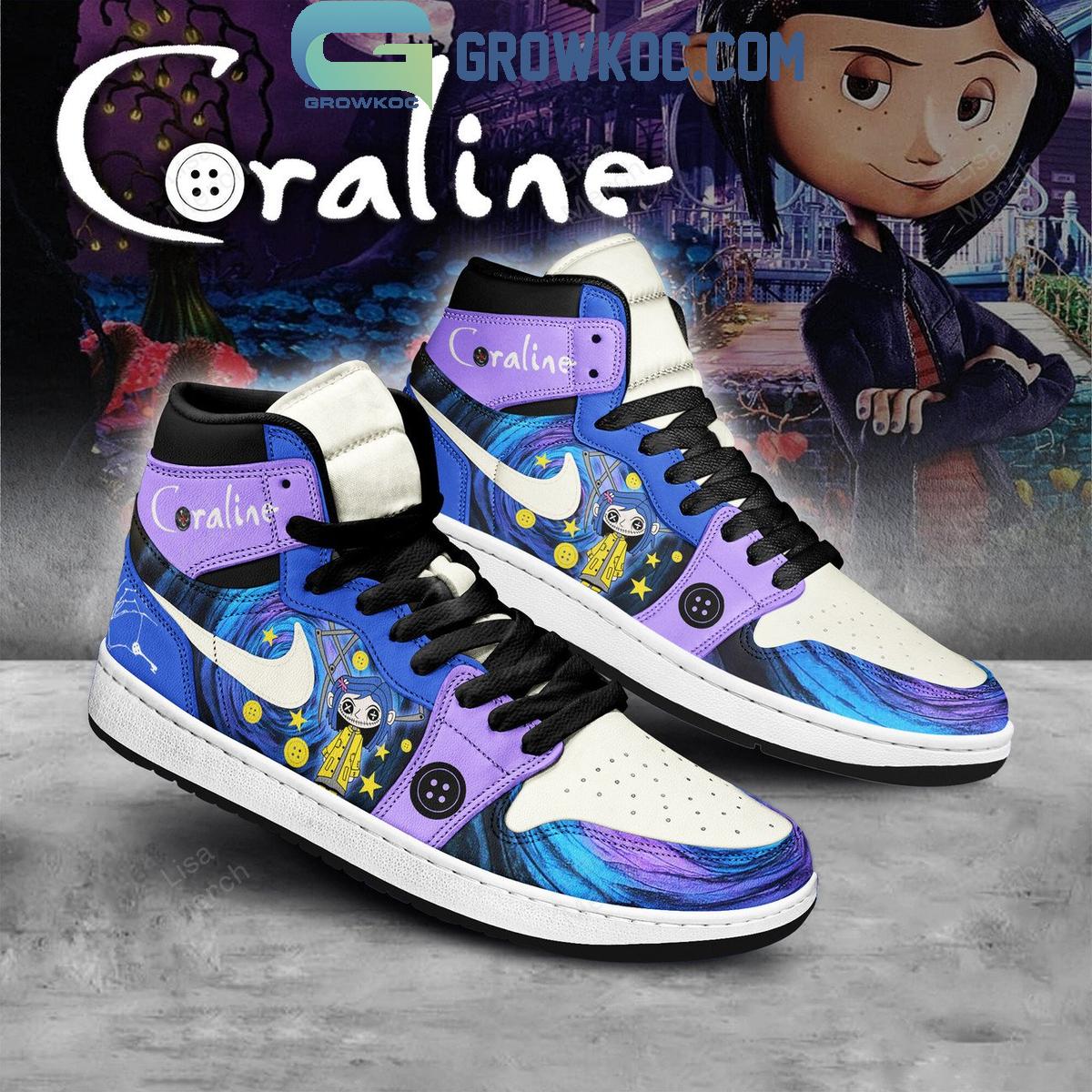 Coraline Finding Eyes And Way Back Home Air Jordan 1 Shoes 1 0DdwS