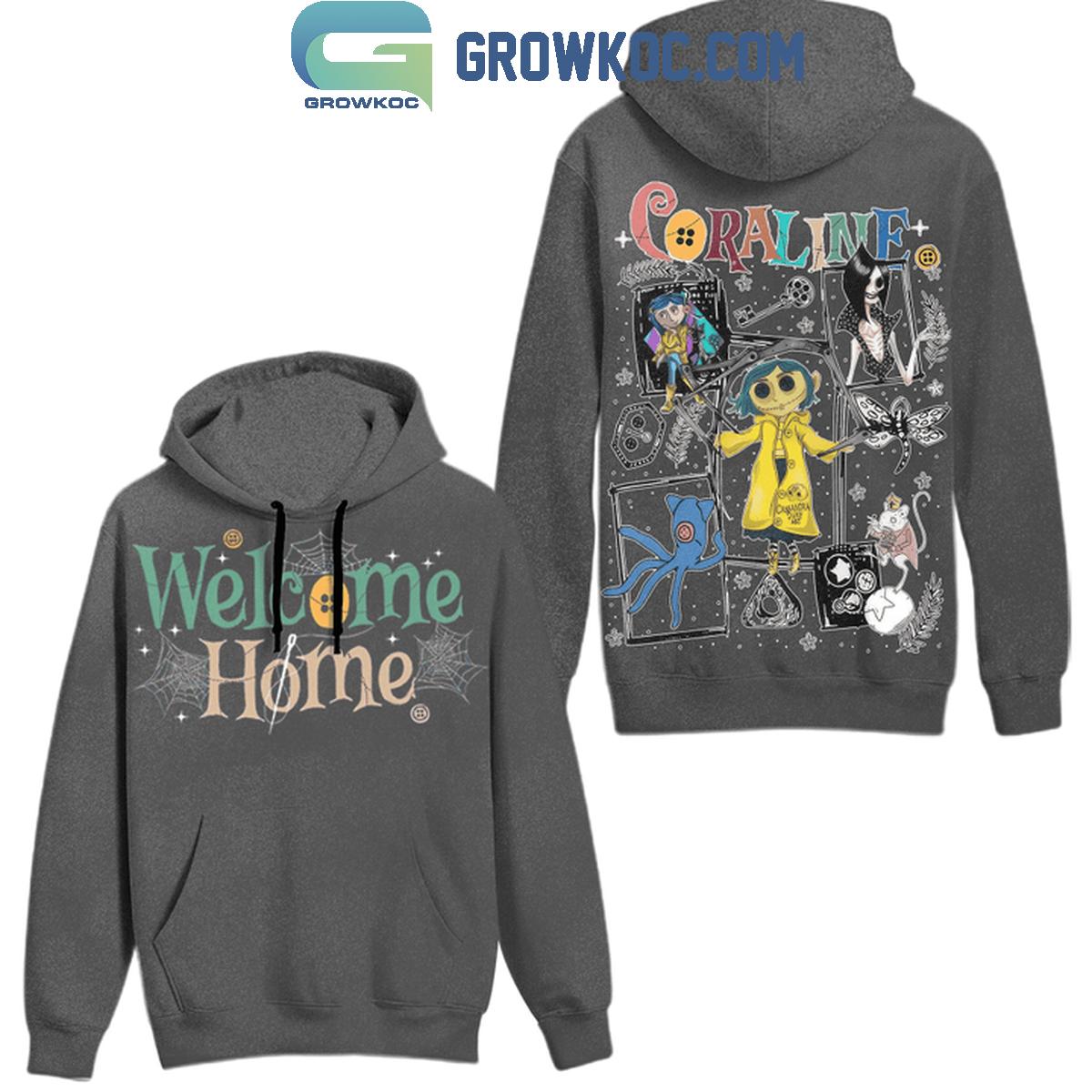 Coraline Halloween Welcome Home Sweet Home Hoodie T Shirt 1 Qe6Ru