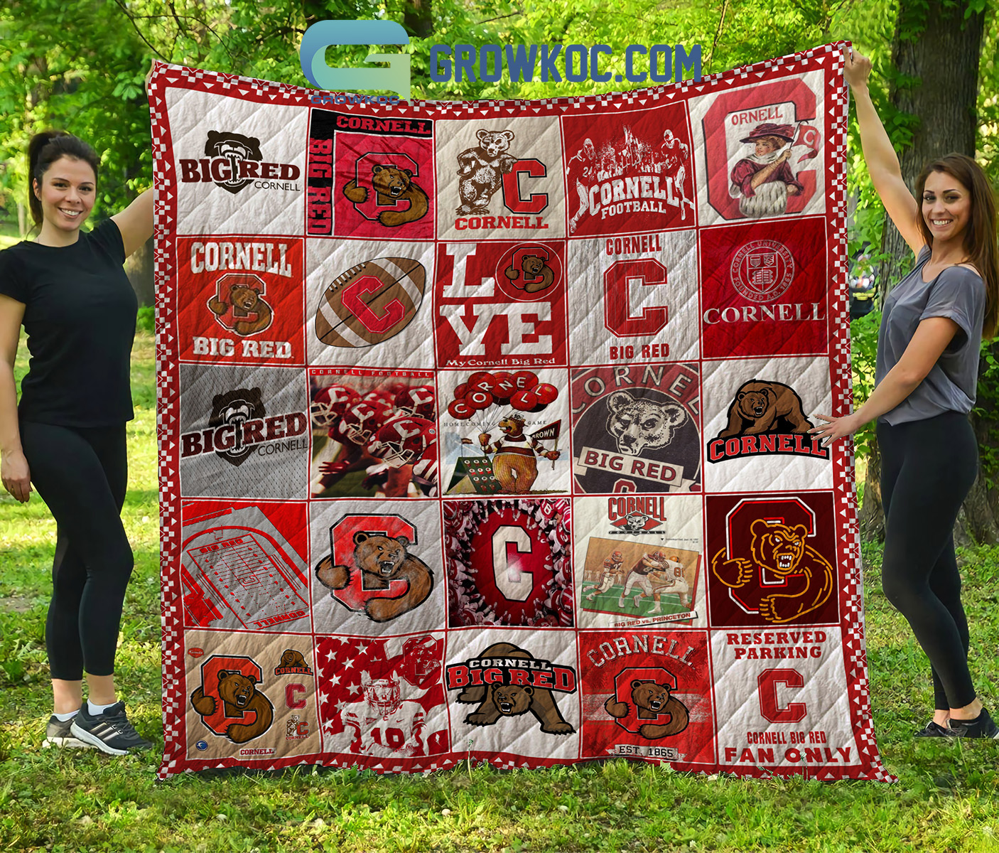 Cornell Big Red football NCAA Collection Design Fleece Blanket Quilt2B1 iVgFY