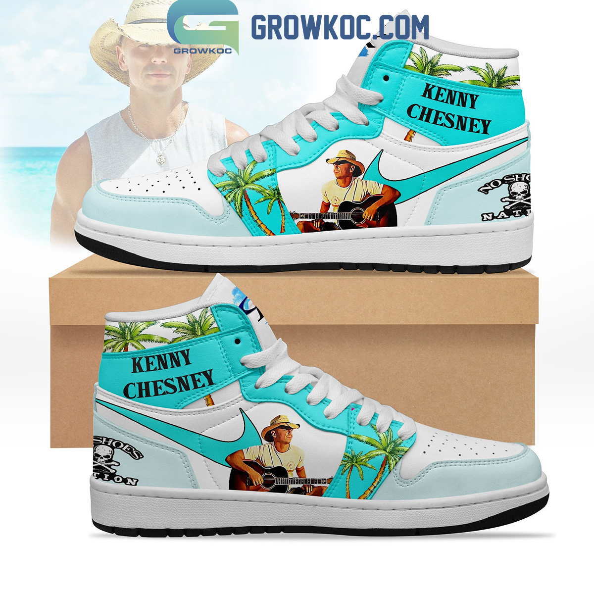 Country Kenny Chesney Sun Goes Down Air Jordan 1 Shoes2B1 Cry8v