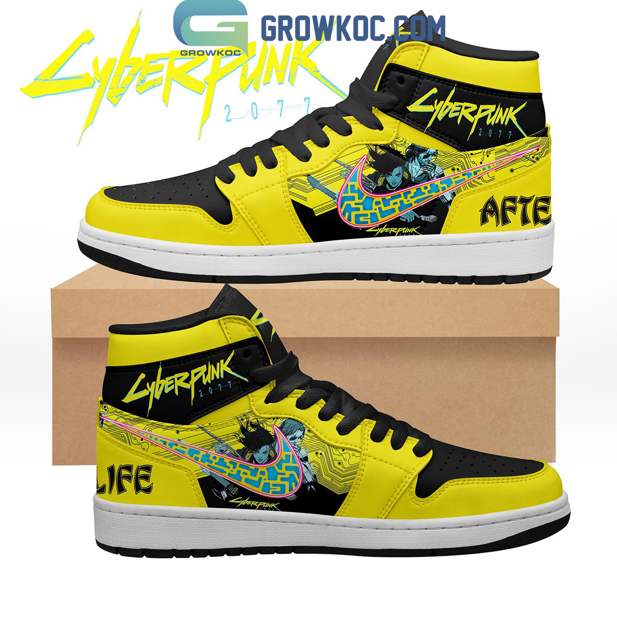 Cyberpunk 2077 After Life Air Jordan 1 Shoes2B1 Hc8Xx