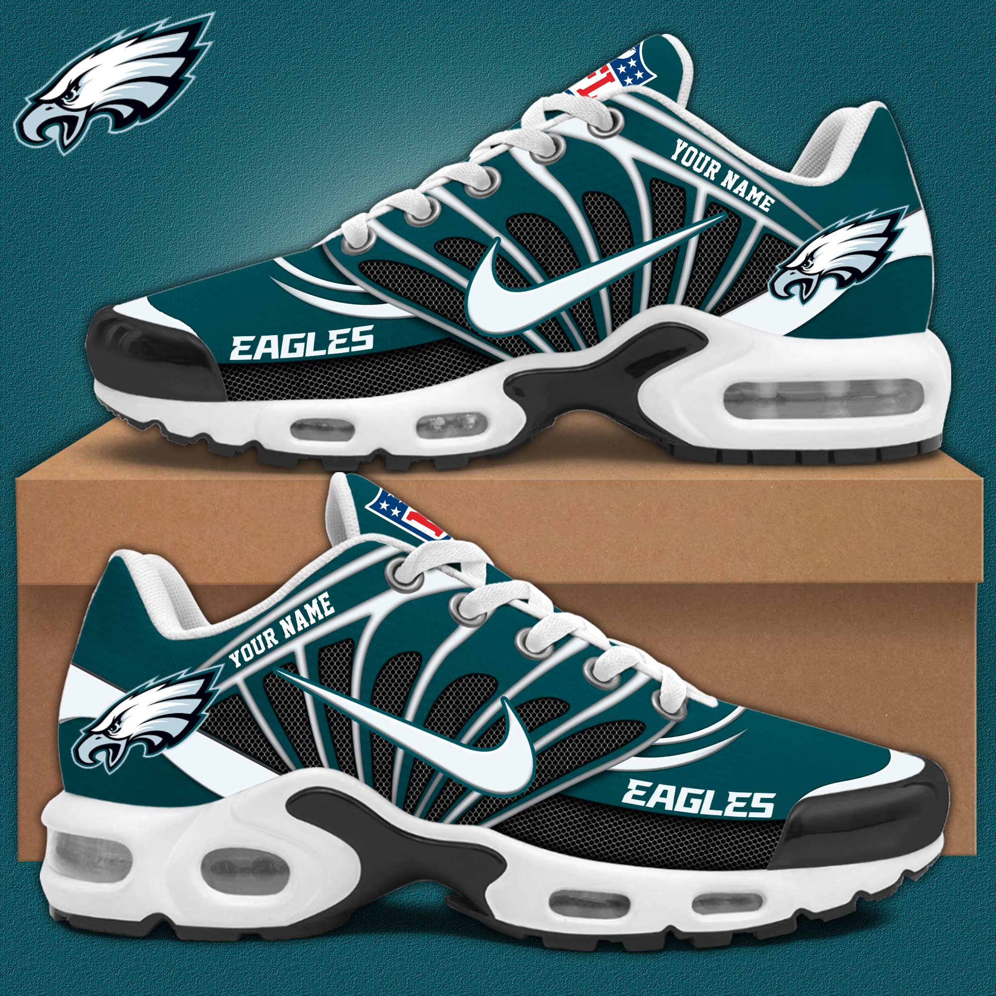 DCC GF00026 PhiladelphiaEaglesNFLSHOES HoodieFront