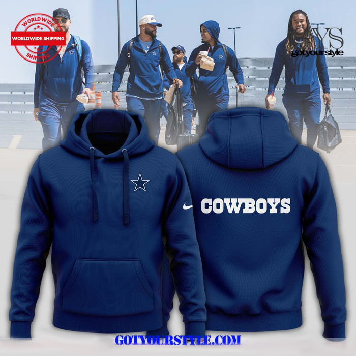 Dallas Cowboys 2024 Basic Blue Hoodie 1