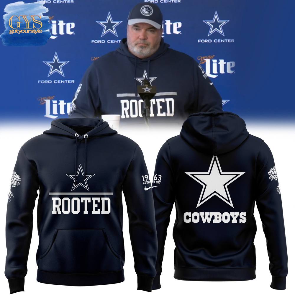 Dallas Cowboys Coach Mike McCarthy Rooted 1963 Hoodie 1