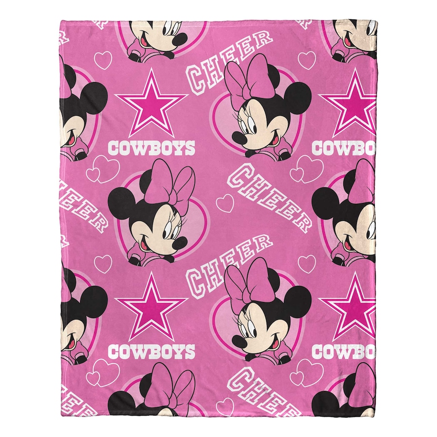 Dallas Cowboys Northwest x Disney Minnie Mouse Blanket for Fans 0