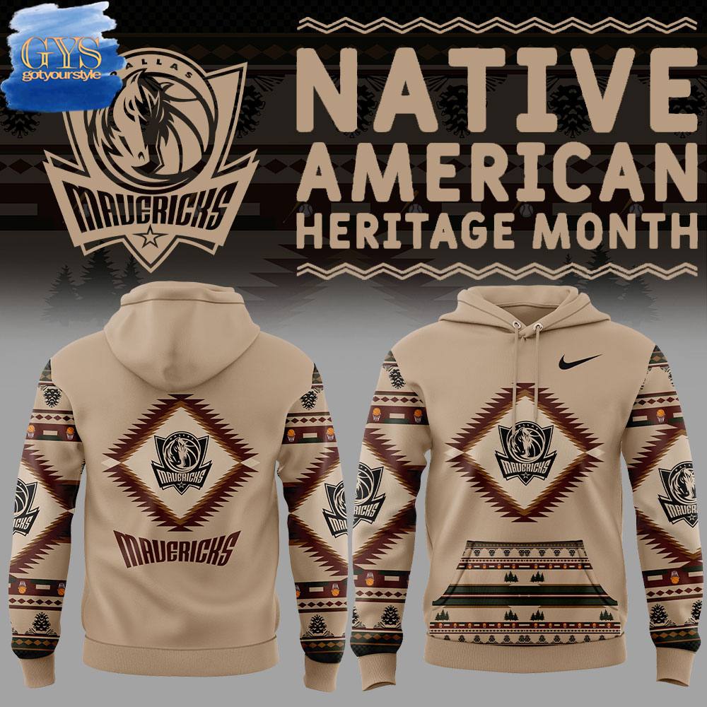 Dallas Mavericks Native American Heritage Limited Edition Hoodie 1