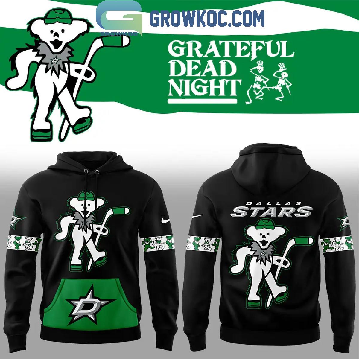 Dallas Stars Grateful Dead Night The Memories Of Dead Night Hoodie T Shirt 1 u7jZa