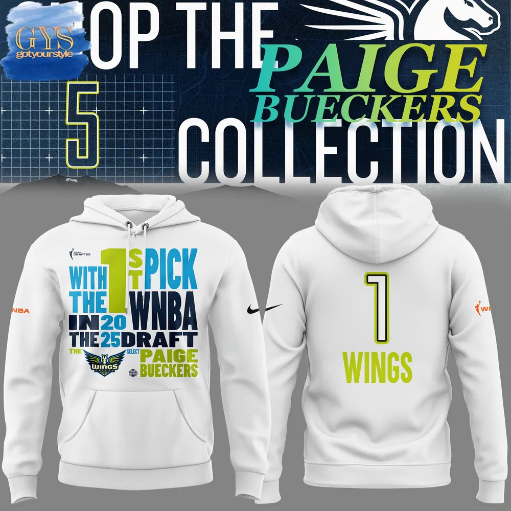 Dallas Wings Paige Bueckers Collection Limited Edition Hoodie 1