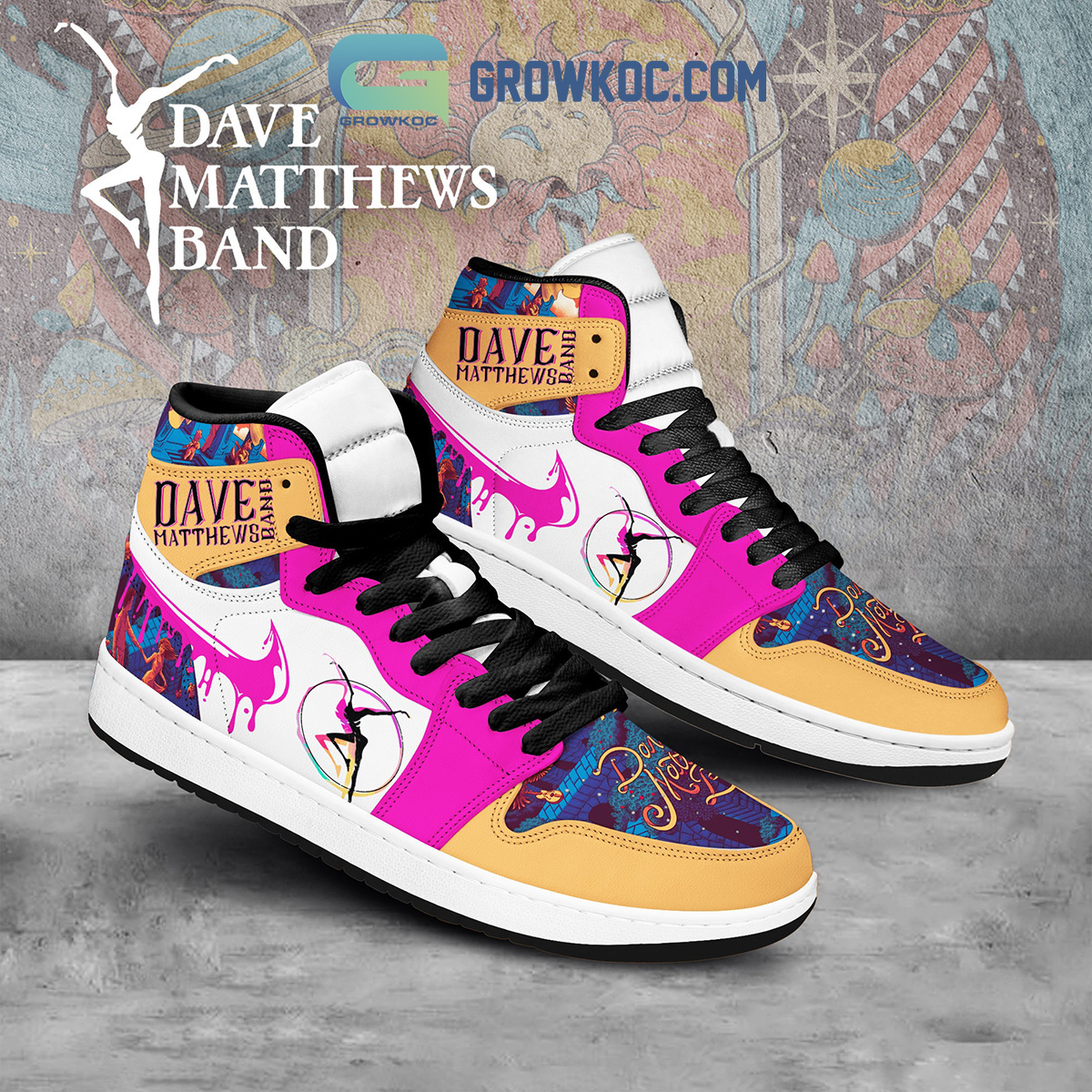 Dave Matthews Band Black Lace Air Jordan 1 Shoes 2B1 BiJ0O
