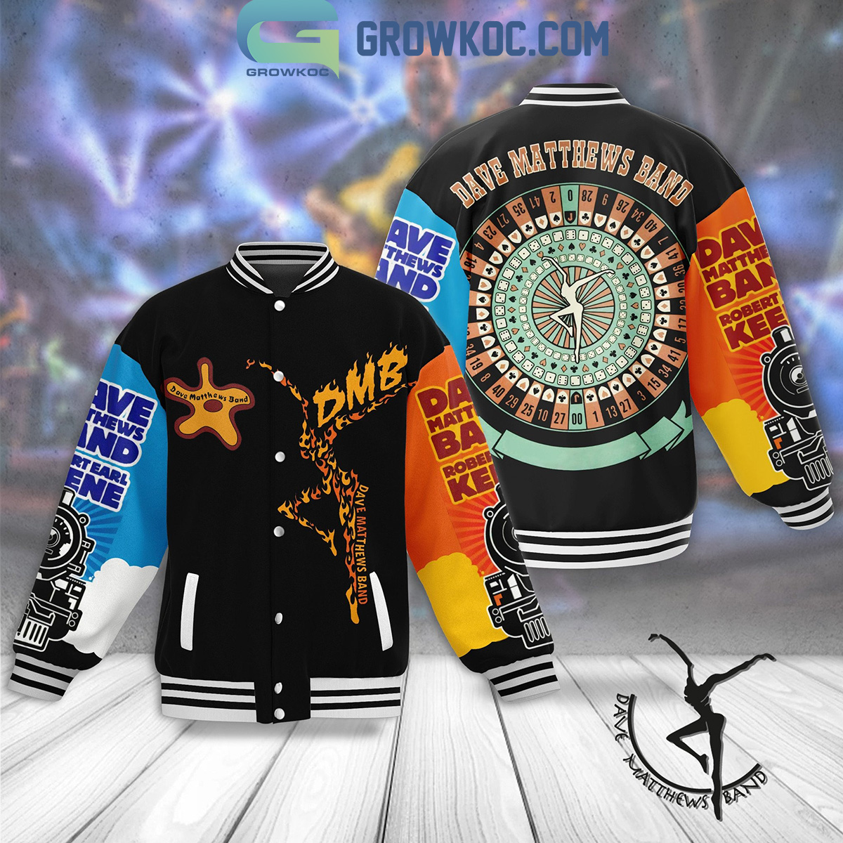 Dave Matthews Band Robert Earl Keen Fan Baseball Jacket2B1 JHlVN