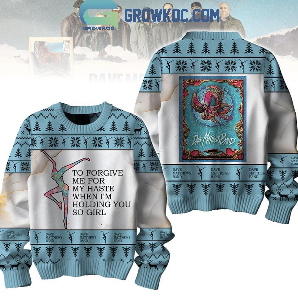 Dave Matthews Band To Forgive Me For My Haste Ugly Sweater 1 wEFNp