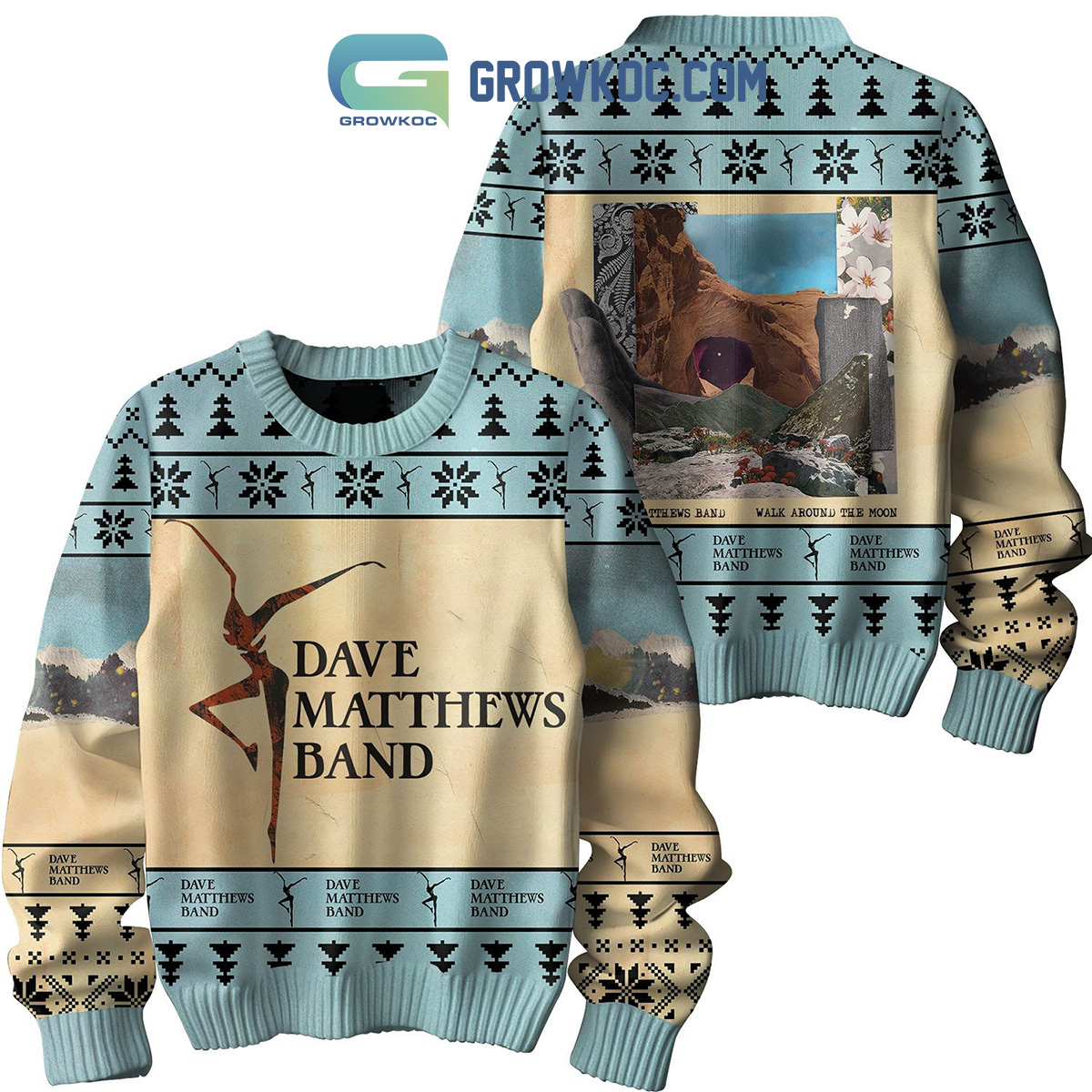 Dave Matthews Band Walk Around The Moon Winter Holiday Christmas Ugly Sweater2B1 SGggD Dave Matthews Band Walk Around The Moon Winter Holiday Christmas Ugly Sweater2B1 SGggD