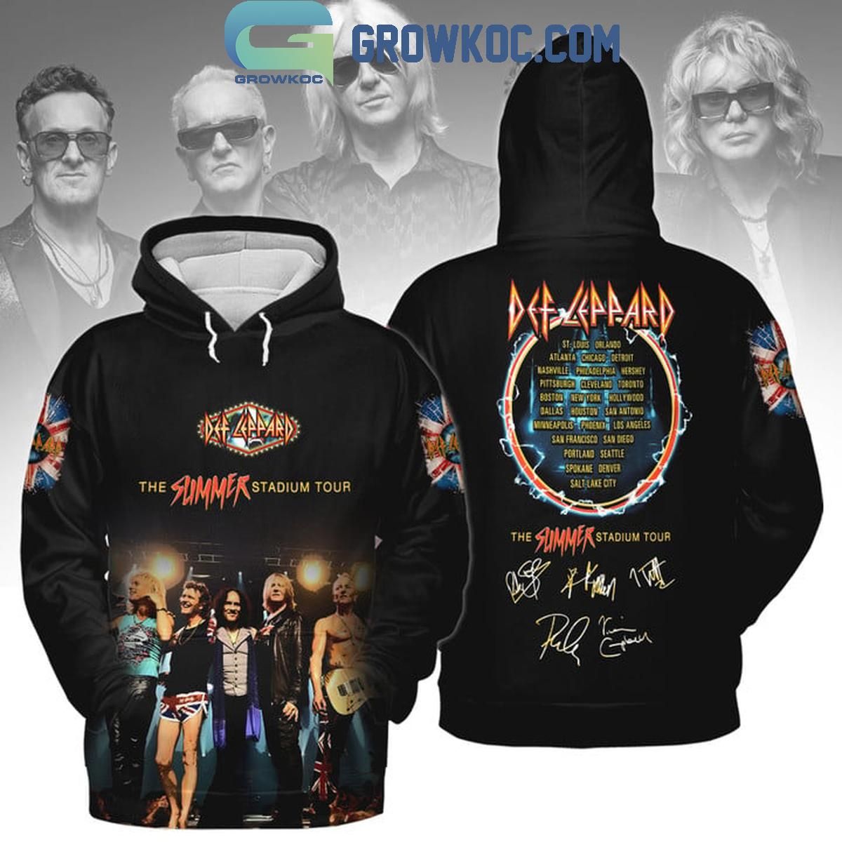 Def Leppard The Summer Stadium Tour Thank You For The Memories 2024 Hoodie T Shirt 1 EHIeR