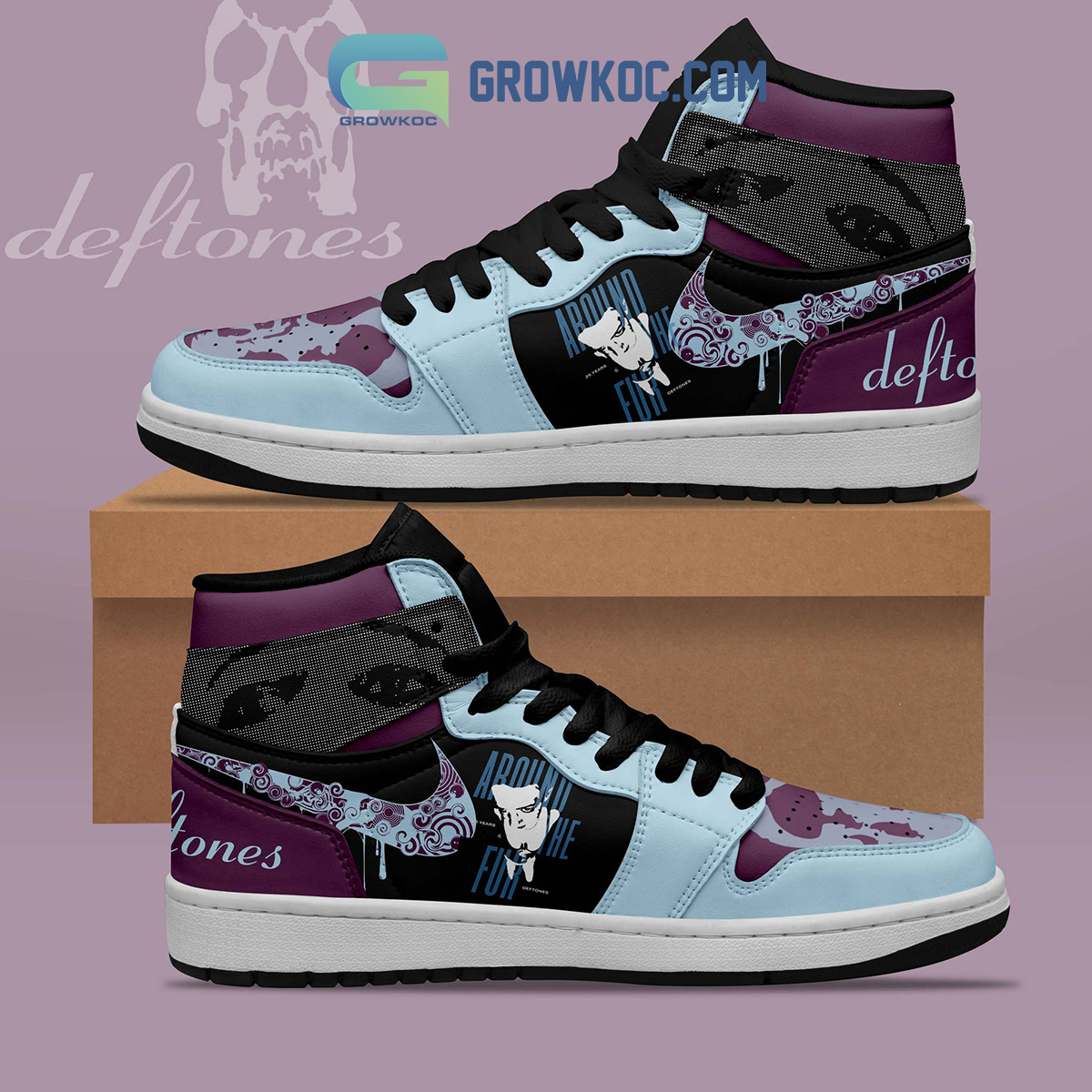 Deftones Around The Fur Air Jordan 1 Shoes2B1 0jw2Q