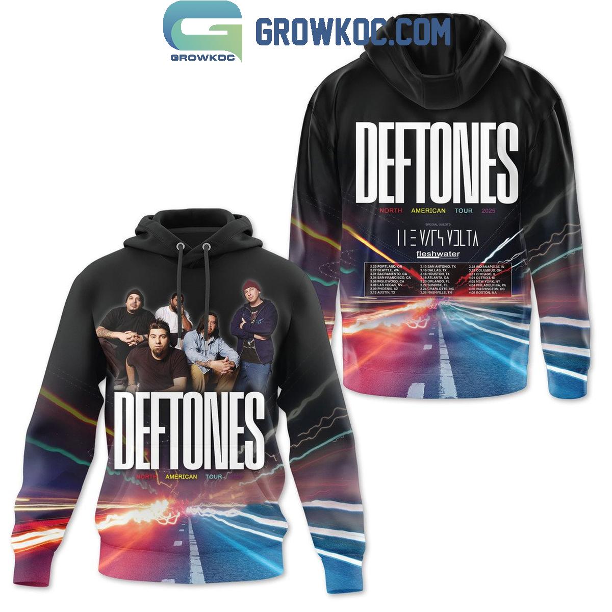 Deftones Tour 2025 North America Fresh Water Hoodie T Shirt 1 5qZhi
