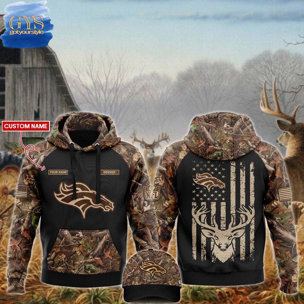 Denver Broncos NFL x Hunting 2024 Limited Edition Hoodie 1
