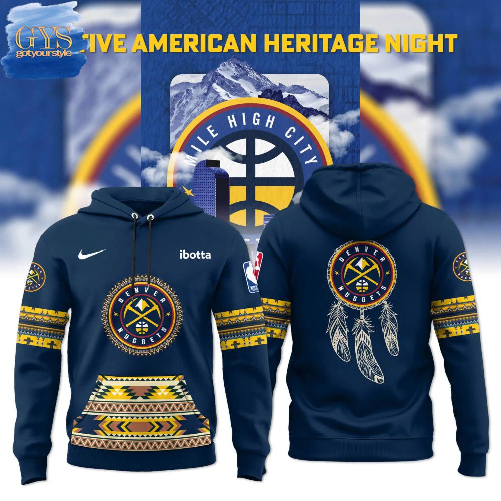 Denver Nuggets 2024 Native American Heritage Night Special Edition Hoodie 1