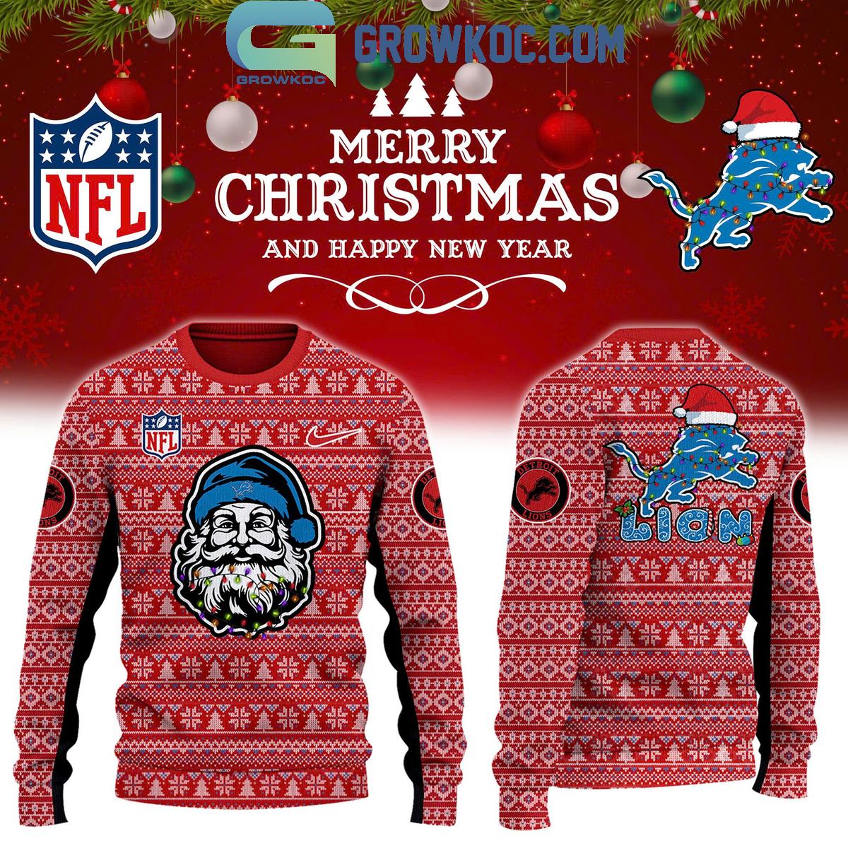 Detroit Lions 2024 Merry Christmas Special Holidays Ugly Sweater 1 wyEwg