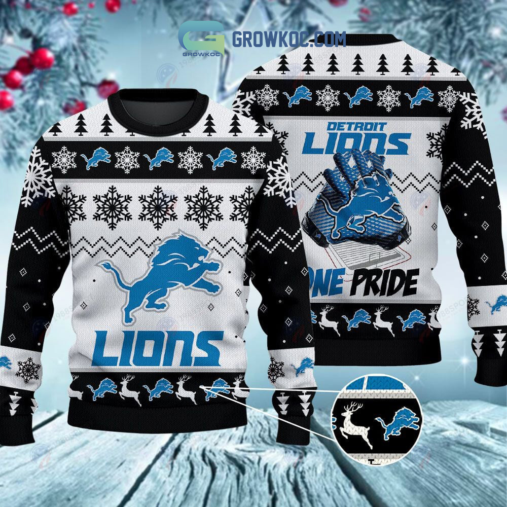 Detroit Lions One Pride Christmas Ugly Sweater2B1 1vgiA