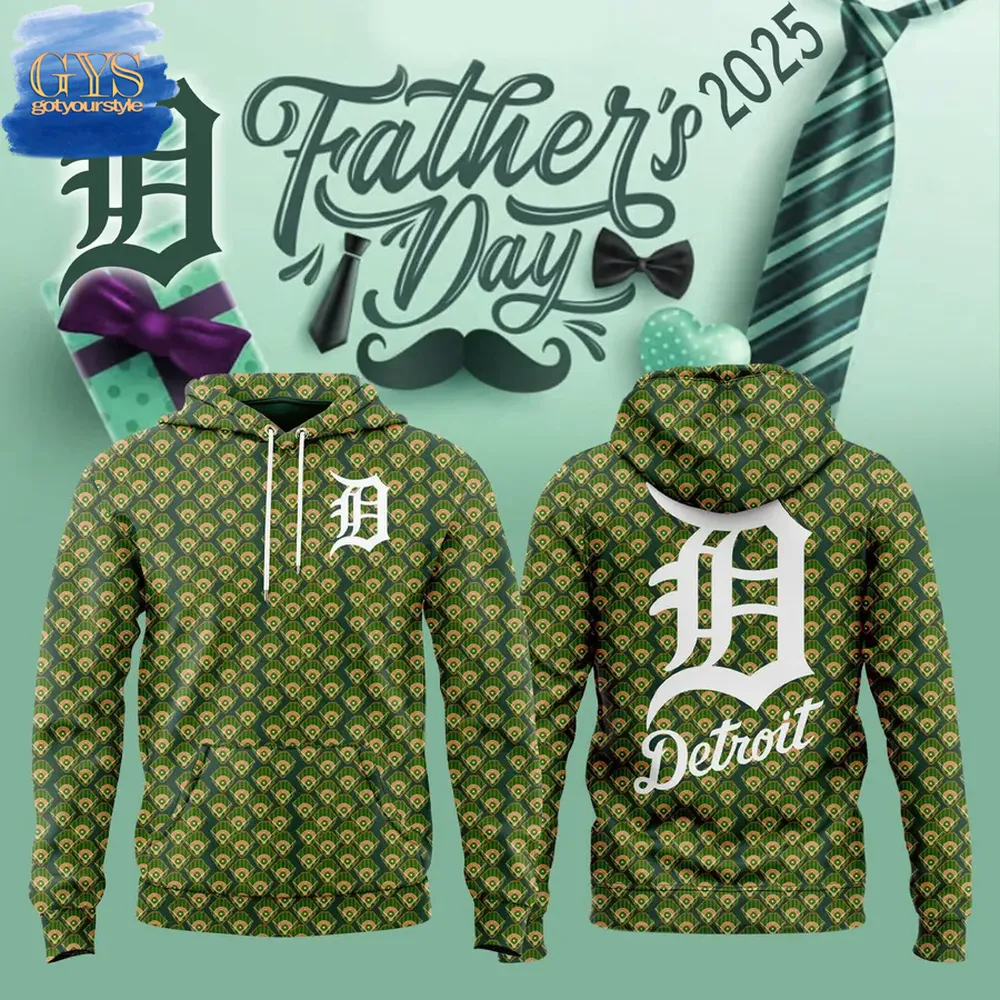 Detroit Tigers Fathers Day Limited Edition Hoodie 1