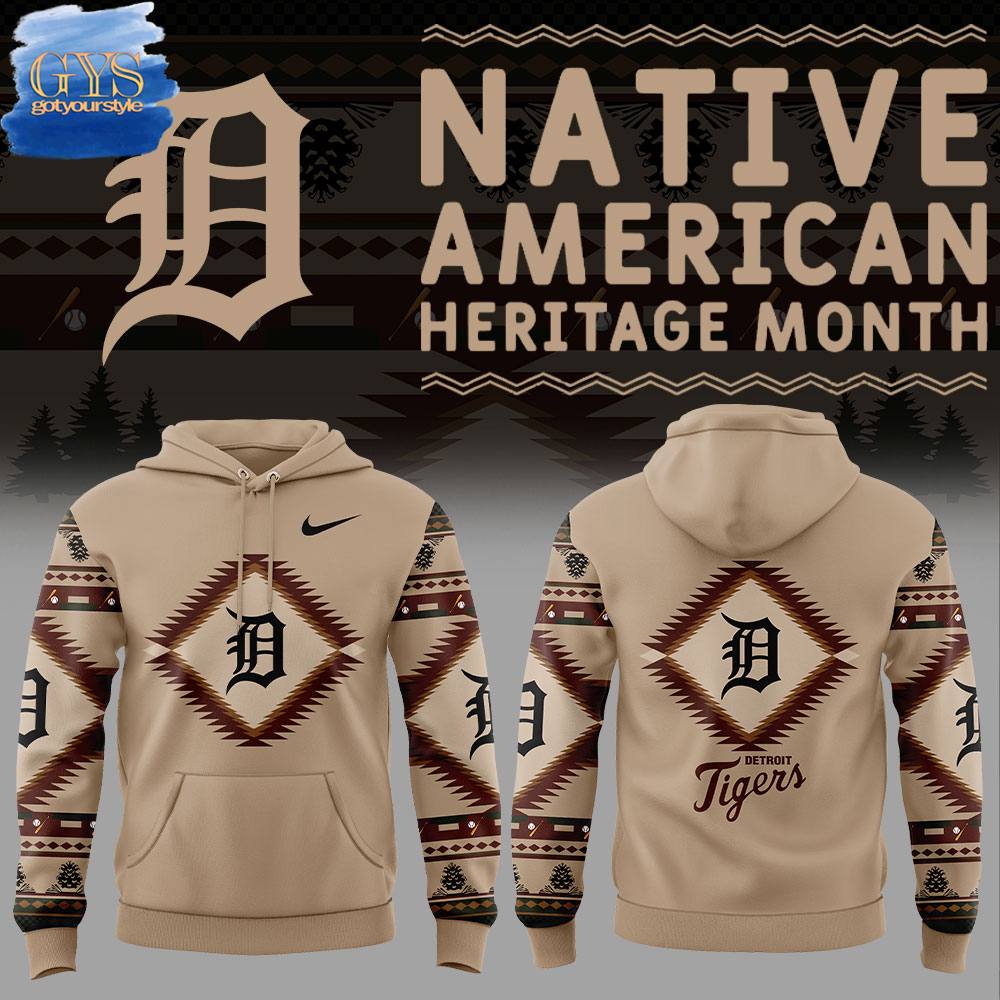 Detroit Tigers Native American Heritage Month Limited Edition Hoodie 1